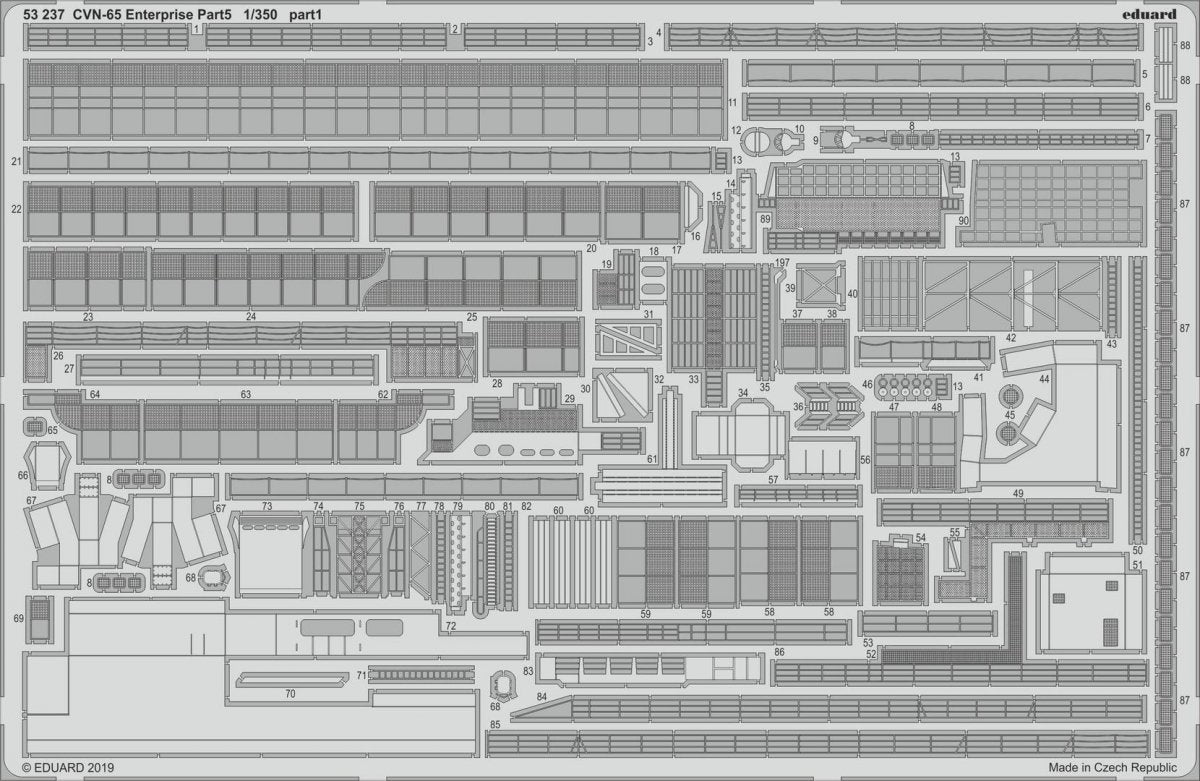Eduard 53237 CVN-65 Enterprise pt.5 1/350 TAMIYA – image 2