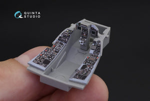 Quinta Studio QD48194 F-16С 3D-Printed &amp;amp; colored Interior on decal paper (for Kinetic kit) 1/48 – image 6