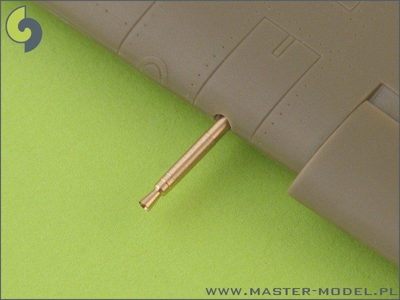 Master AM-32-005 Bf 109 E3 - E9, T armament set (MG 17 tips, MG FF barrels) 1/32 – Bild 4