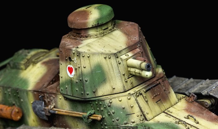 Meng Model TS-011 FRENCH FT-17 LIGHT TANK (RIVETED TURRET) 1/35 – Bild 6