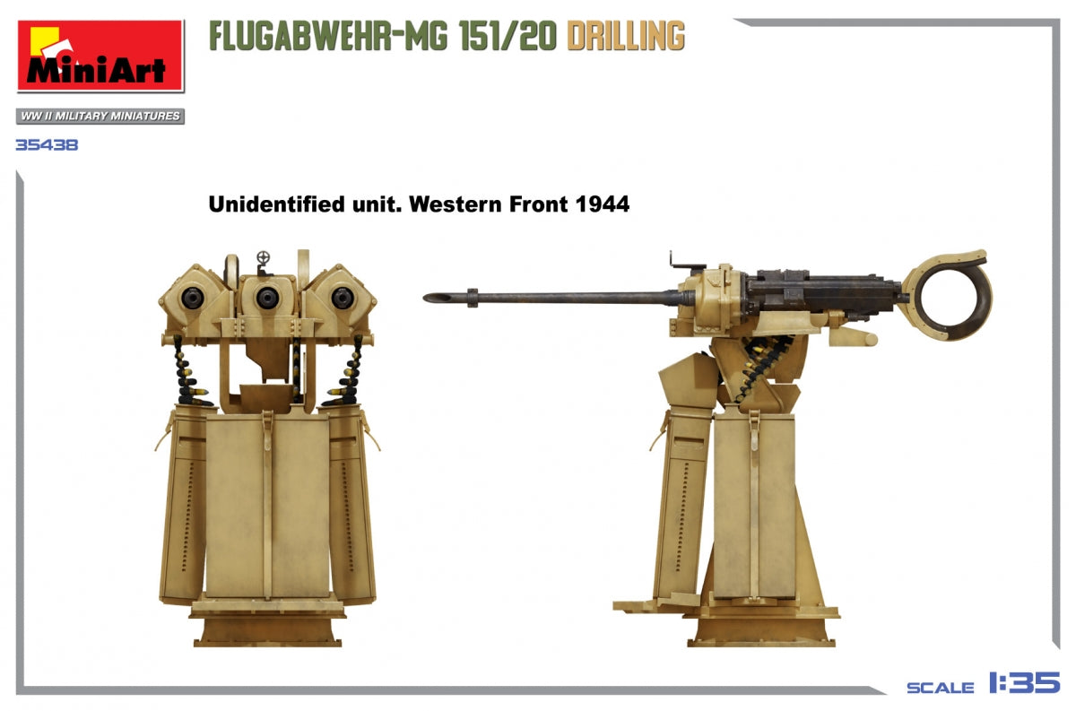 MiniArt 35438 FLUGABWEHR-MG 151/20 DRILLING 1/35 – obrázek 8