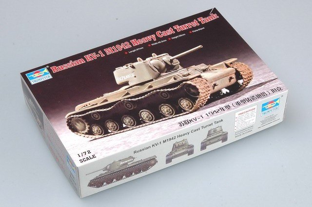 Trumpeter 07231 Russie KV-1 1942 Char lourd à tourelle moulée (1/72) – image 2