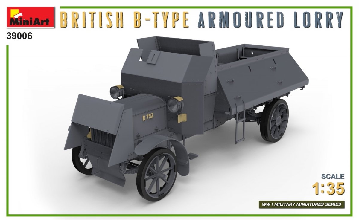 Miniart 39006 BRITISH B-TYPE ARMORED LORRY 1/35 – imagen 3