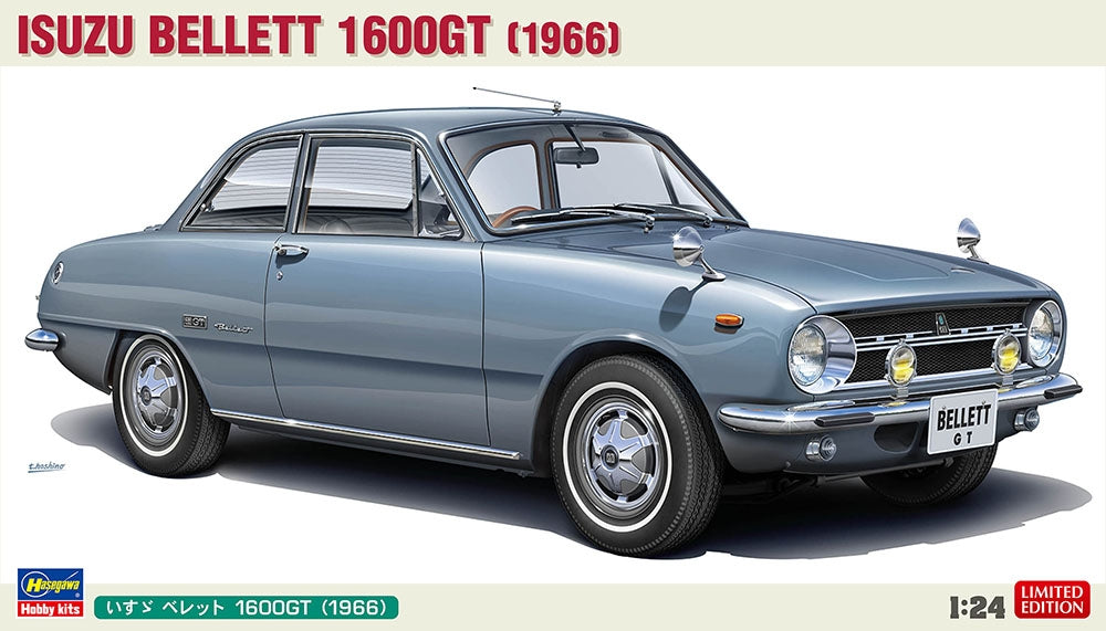 Hasegawa 20701 Isuzu Bellett 1600GT (1966) 1/24