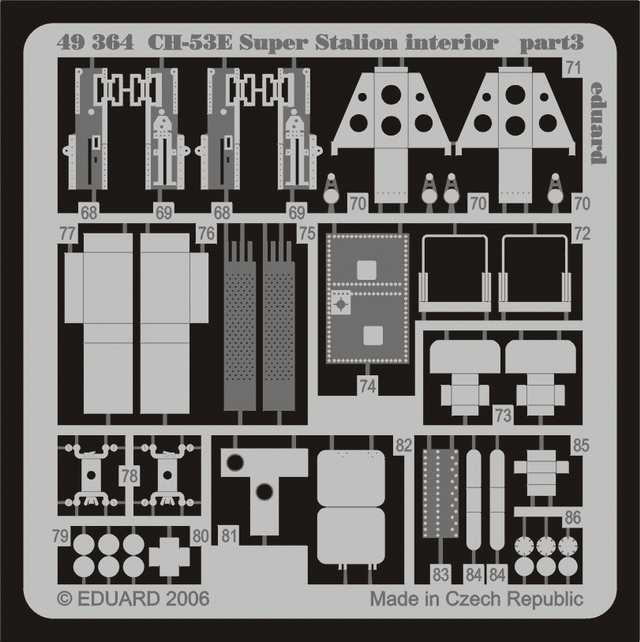 Eduard 49364 CH-53E interior 1/48 Academy – image 3
