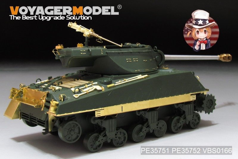 Voyager Model PE35752 WWII USArmy M4A3 tank series track cover (For ACADMY)1/35 – image 2
