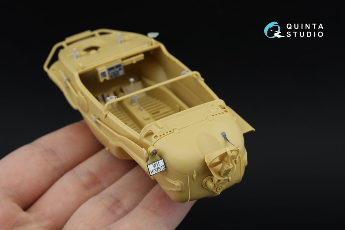 Quinta Studio QD+35145 Schwimmwagen Type 166 3D-Printed &amp;amp; colored Interior on decal paper (Tamiya) (with 3D-printed resin parts) 1/35 – image 10