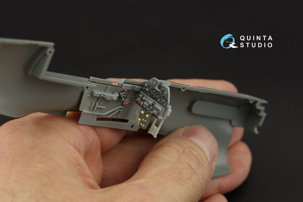 Quinta Studio QD48317 P-40E/K 3D-Printed &amp;amp; colored Interior on decal paper (Hasegawa) 1/48 – Bild 7
