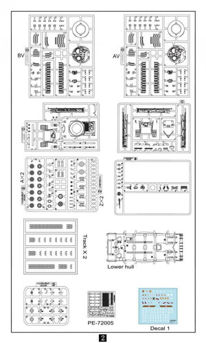 Modelcollect UA72128 Soviet Army T-64AV/BV 2 IN 1 Main Battle Tank 1/72 – image 5