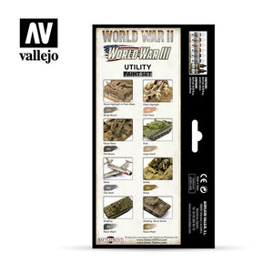 Vallejo 70201 Utility Paint Set WWII &amp;amp; WWIII 8x17ml – obrázek 2