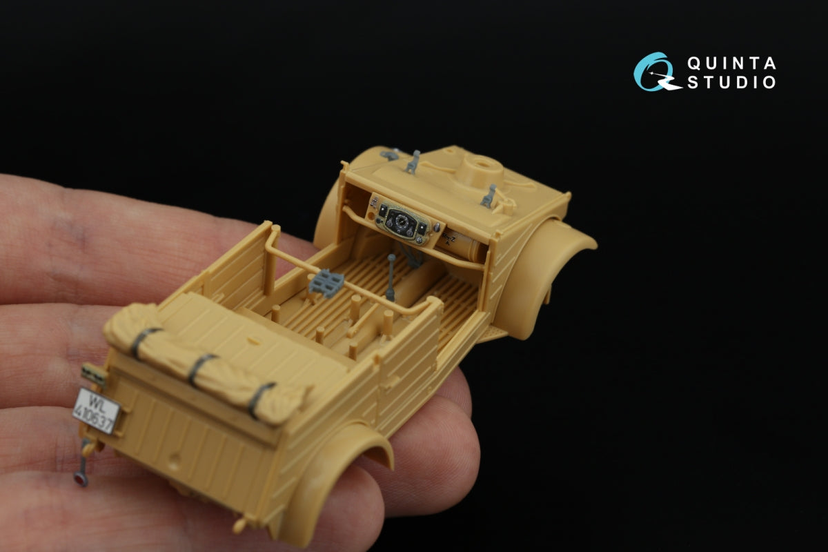 Quinta Studio QD+48546 Kubelwagen Type 82 3D-Printed &amp;amp; colored Interior on decal paper (Tamiya) (with 3D-printed resin parts) 1/48 – image 9