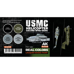 AK Interactive RCS118 USMC Helicopter Colors 1970s-today 4x17ml – Bild 2