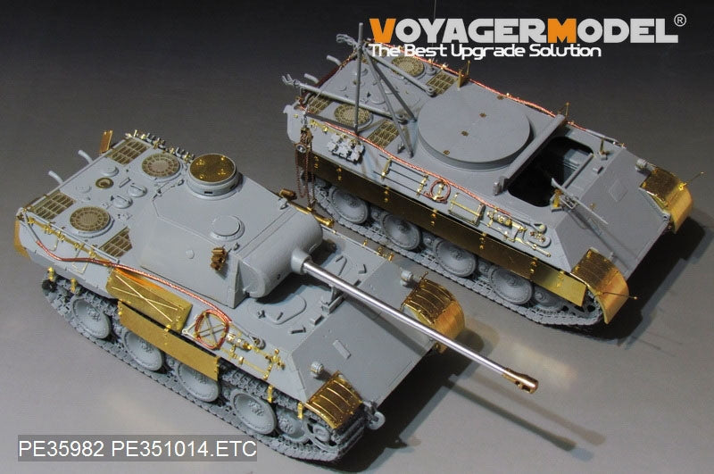 Voyager Model PE35982 WWII German Panther D Tank Early version Basic For TAKOM 2103 1/35 – obrázek 11
