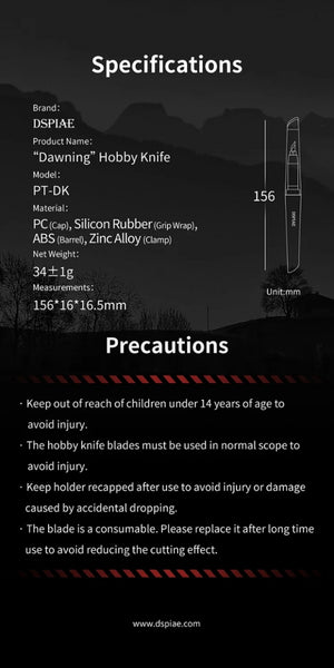 DSPIAE PT-DK Precision Hobby Knife – obrázek 9