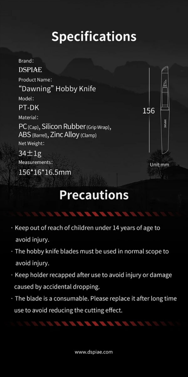DSPIAE PT-DK Precision Hobby Knife – obrázek 9