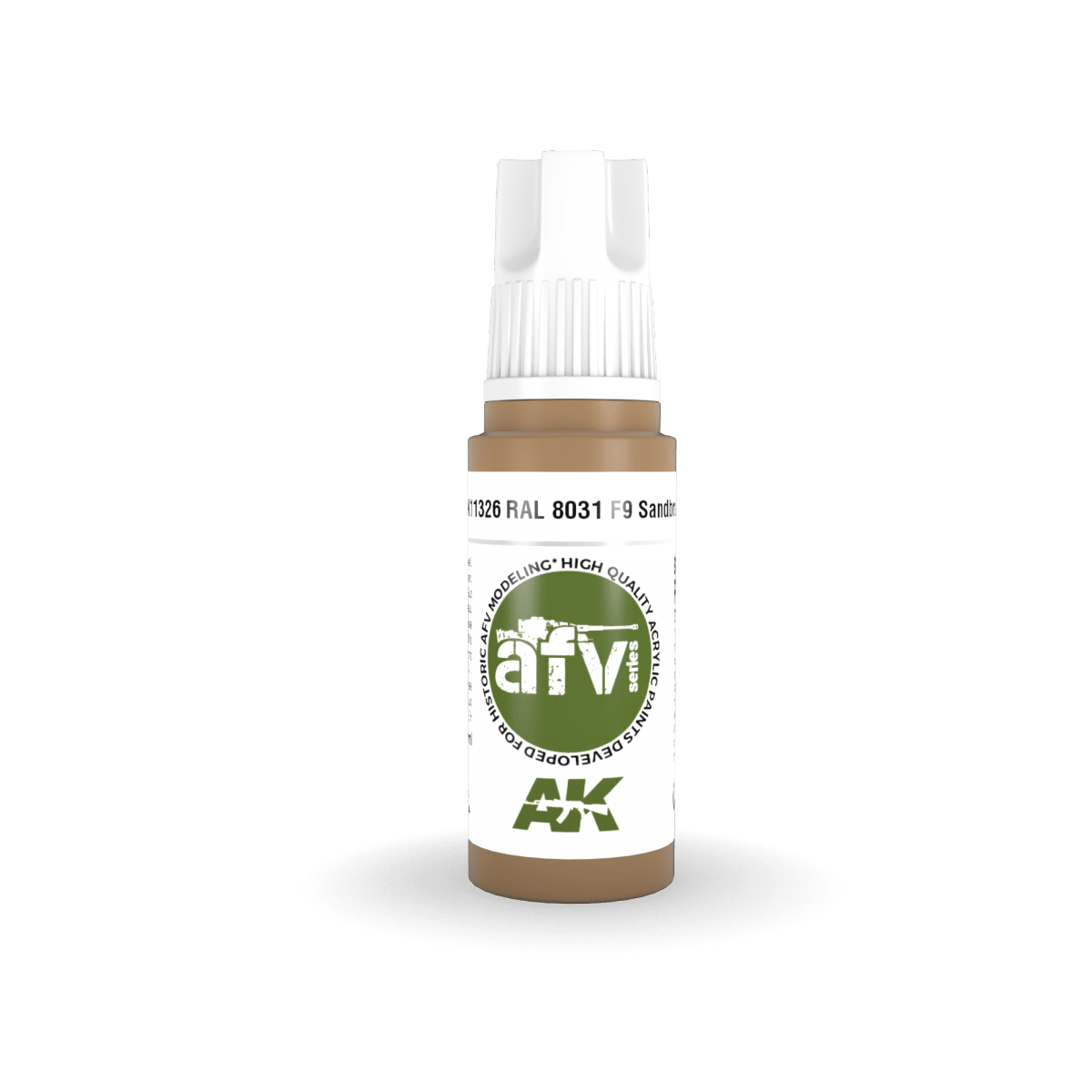 AK Interactive AK11326 RAL 8031 ​​​​F9 Brun Sable 17ml – image 2