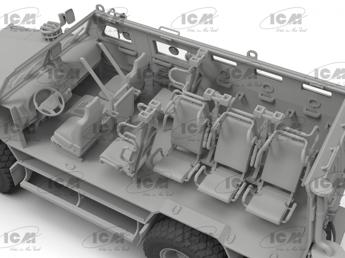ICM 35014 Kozak-2 Ukrainian MRAP-class Armored Vehicle 1/35 – image 8