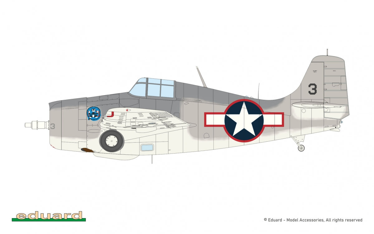 Eduard 84204 F4F-4 Wildcat Late - The Weekend Edition 1/48 – obrázek 5