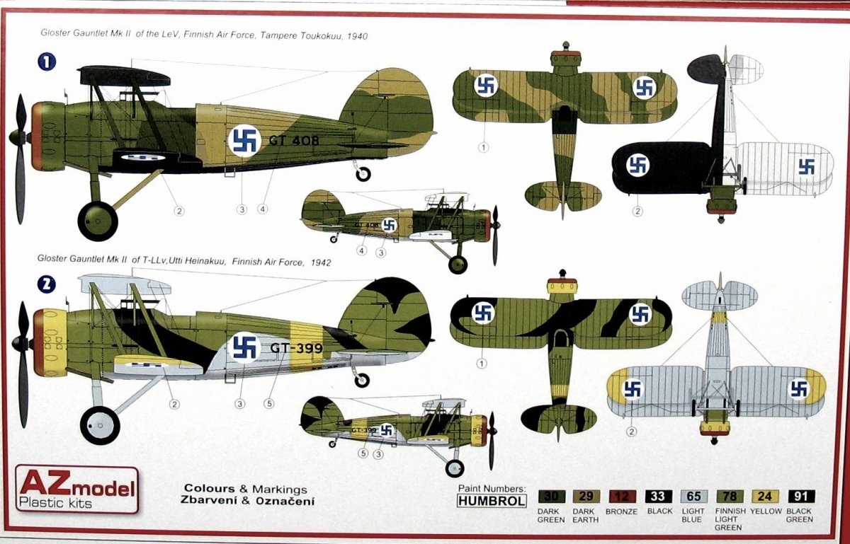 AZ-Model 7526 Gauntlet Mk.II Finland 1/72 – zdjęcie 2