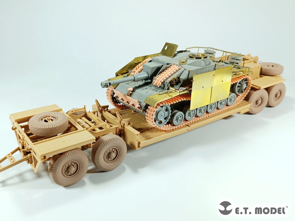 ET Model P35-123 WWII German Tank Transporter Sd.Ah.116 Sagged wheels For TAMIYA Kit 1/35 – Bild 5
