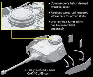 Dragon 7508 Berge-Panther with Pz.Kpfw.IV Turm (1/72) – image 12