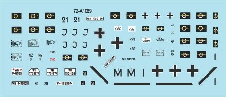 Star Decals 72-A1069 1. Skijäger Division. 1/72 – obrázek 3