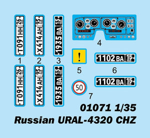 Trumpeter 01071 Russian URAL-4320 CHZ 1/35 – zdjęcie 6