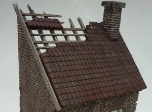 RT-Diorama 35007 Roof tiles with chimney 1/35 – obrázek 2