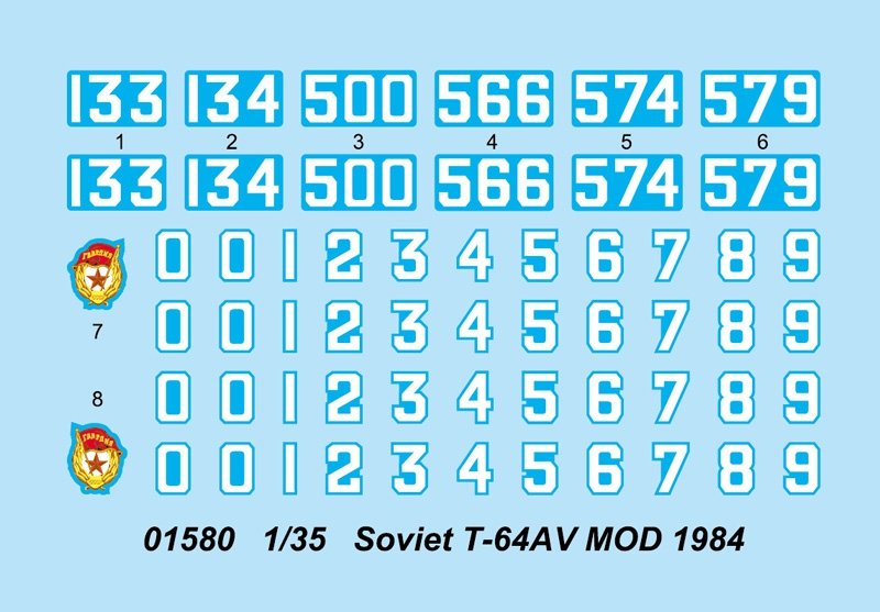 Trumpeter 01580 Soviet T-64AV MOD 1984 1/35 – image 10