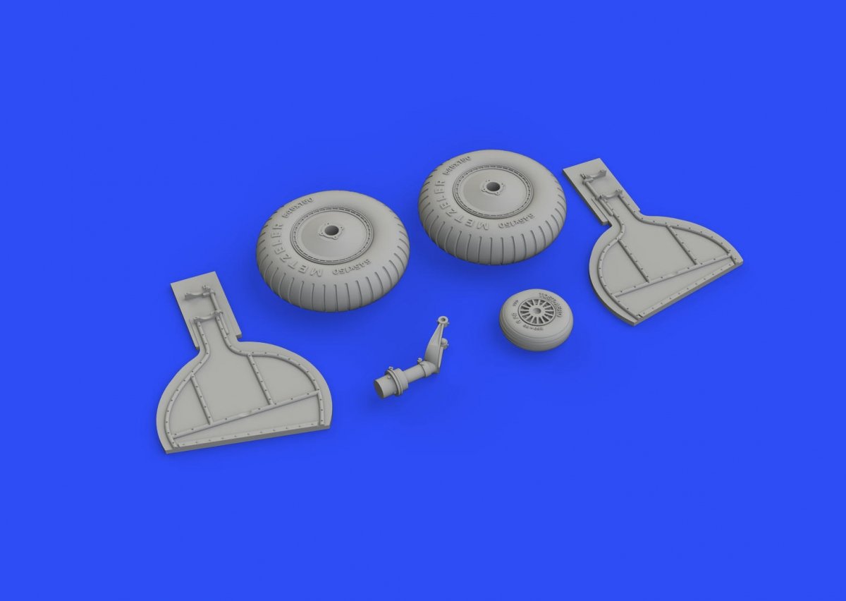 Eduard 632150 Bf 108 wheels 1/32 EDUARD – Bild 3