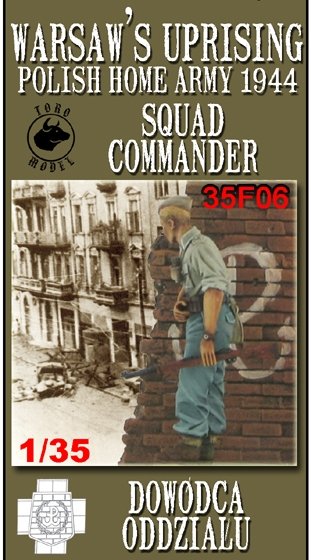 ToRo Model 35F06 Warsaw Uprising 1944 - Squad commander 1/35