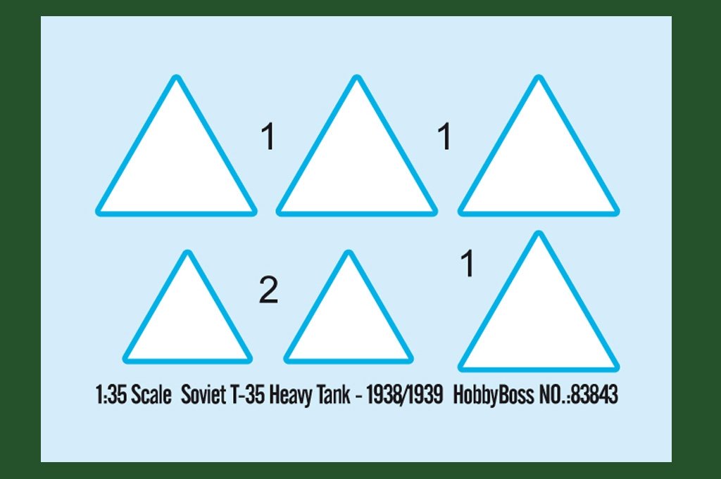 Hobby Boss 83843 Soviet T-35 Heavy Tank 1938/1939 1/35 – Bild 3