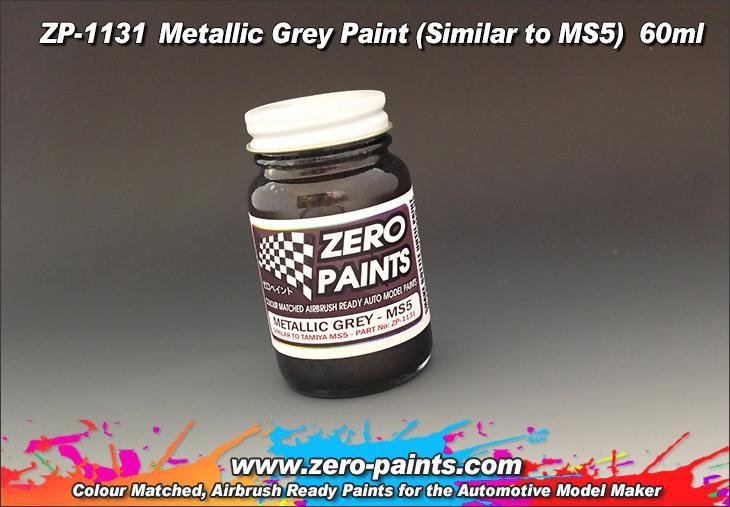 Peinture gris métallisé Zero Paints ZP-1131 (similaire à MS5) 60 ml