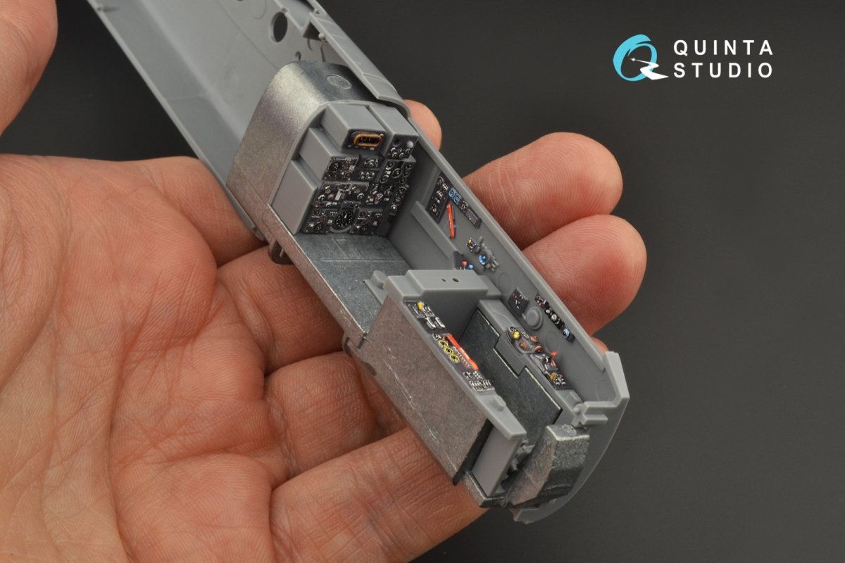 Quinta Studio QD48229 He 219 3D-Printed &amp;amp; colored Interior on decal paper (Tamiya) 1/48 – image 2