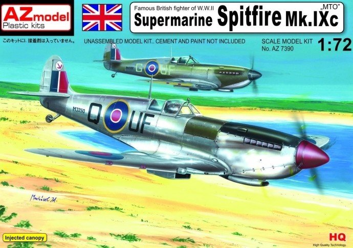 AZ Model AZ7390 Supermarine Spitfire Mk.IXc "MTO" (1/72)