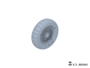 ET Model P35-139 WWII German Kübelwagen Type82 Sagged wheels Balloon tire For TAMIYA Kit 1/35 – Bild 5