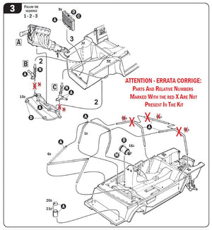 Italeri 3664 Ford Escort Zakspeed Gr.2 1/24 – obrázek 7