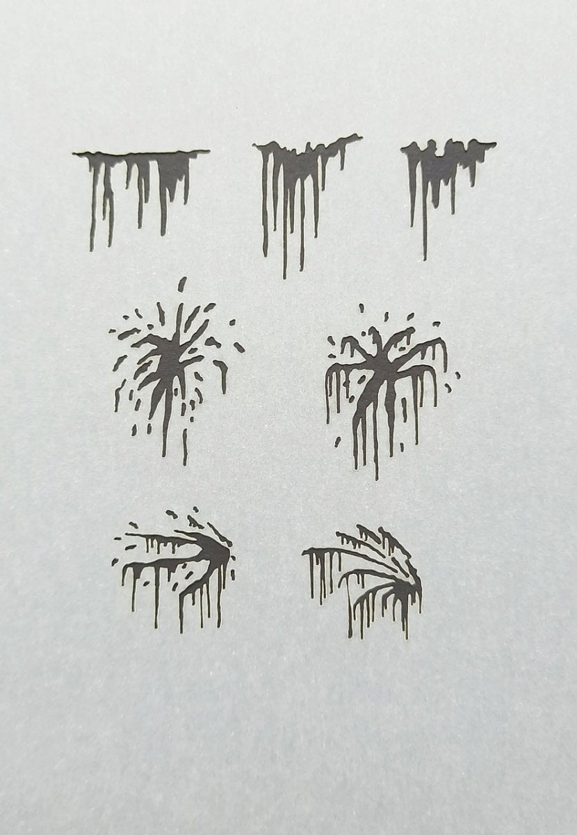 RT-Diorama 35610 Airbrush Stencil: Splashes and Leaks 1/35 – Bild 2