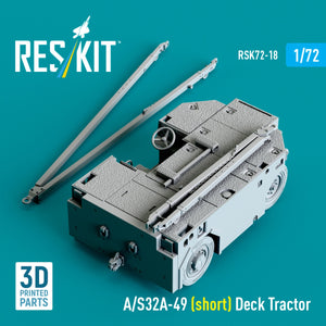 RESKIT RSK72-0018 A/S32A-49 (short) Deck Tractor (3D Printed model kit) 1/72 – zdjęcie 2