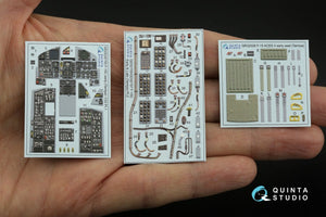 Quinta Studio QD32155 F-15C Early/F-15A/F-15J early 3D-Printed &amp;amp; colored Interior on decal paper (Tamiya) 1/32 – immagine 2