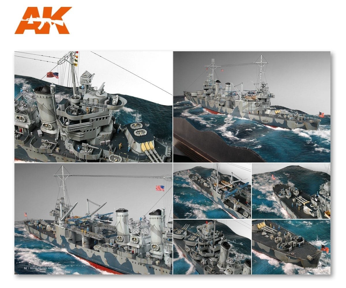 AK Interactive AK895 MODELLING FULL AHEAD 2 NEW ORLEANS CLASS (English) – immagine 8