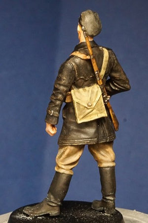 ToRo Model 35F126 September 1939 - Polish Soldier, 10th Mounted Rifle Reg.(mot) Figurine with decals / Two different heads included 1/35 – Bild 8