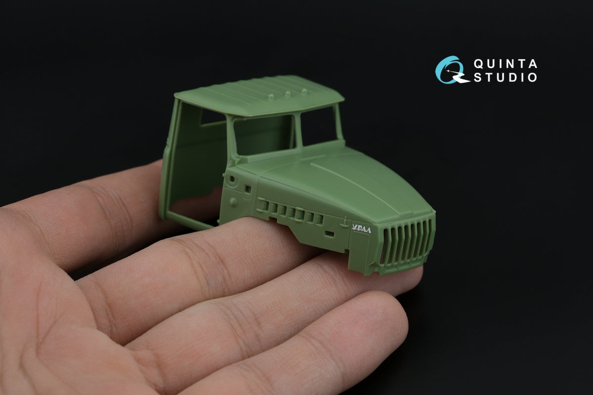 Quinta Studio QD+48569 APA-5D 3D-Printed &amp;amp; colored Interior on decal paper (KittyHawk/Zimi model) (with 3D-printed resin parts) 1/48 – immagine 14