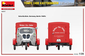 MiniArt 38047 TEMPO E400 KASTENWAGEN 3-WHEEL DELIVERY BOX TRACK 1/35 – image 18