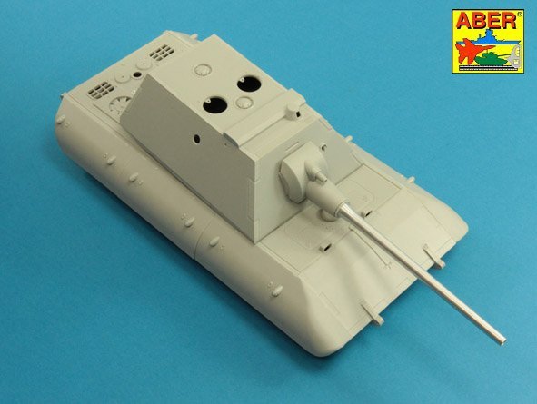 Aber 35L-262 128mm barrel for German E-100 tank with Krupp turret 1/35 – image 7