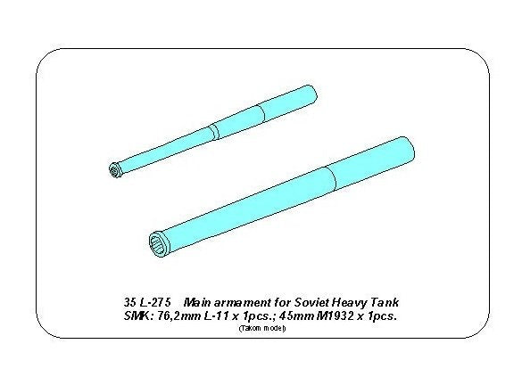 Aber 35L-275 Main armament for the Soviet SMK 1/35 tank – Bild 4