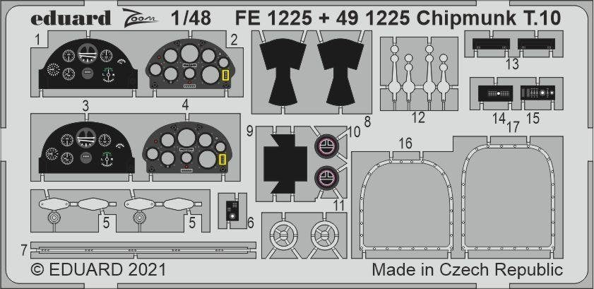 Eduard FE1225 Chipmunk T.10 AIRFIX 1/48