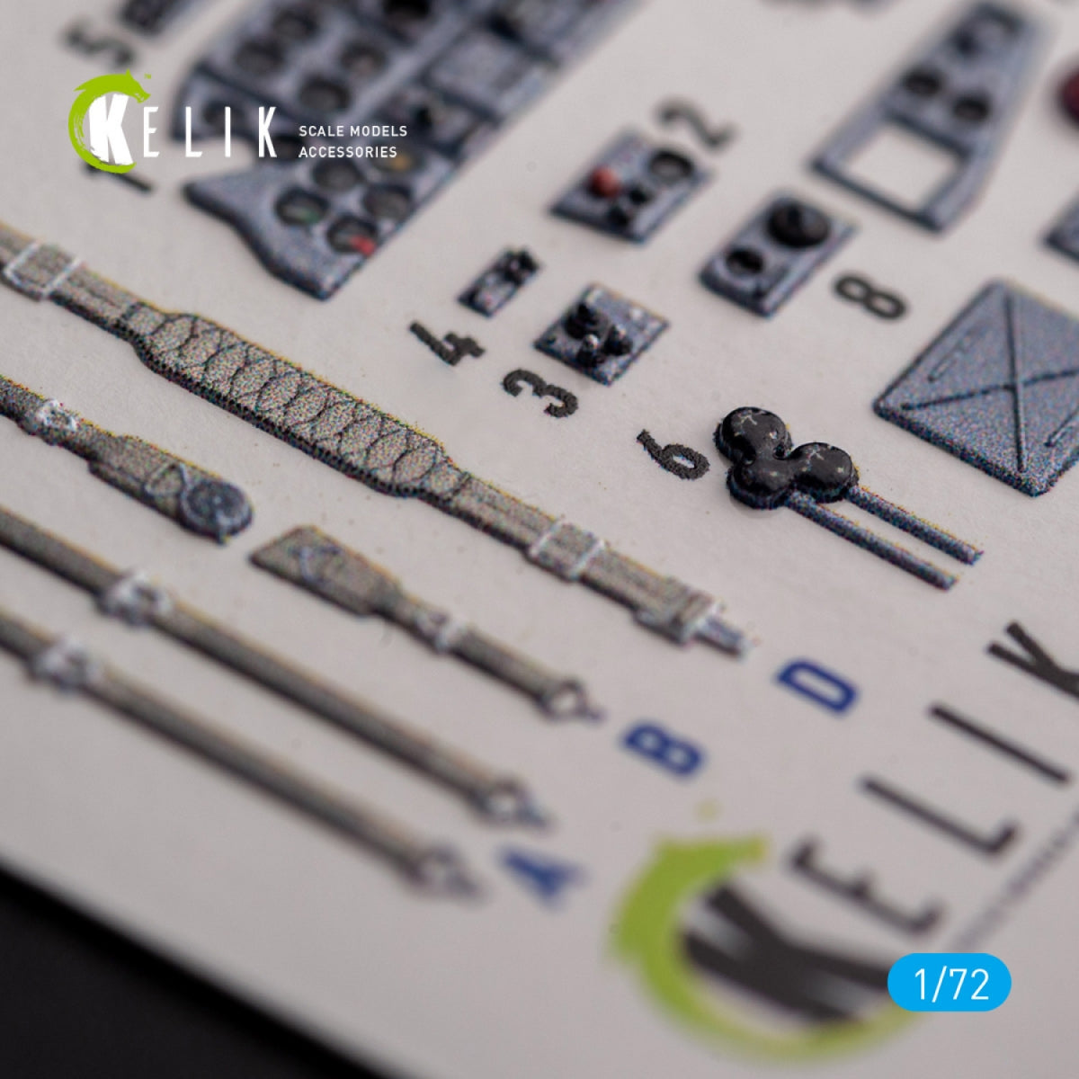 KELIK K72138 Il-2 Shturmovik - interior 3D decals for Tamiya kit 1/72 – immagine 4