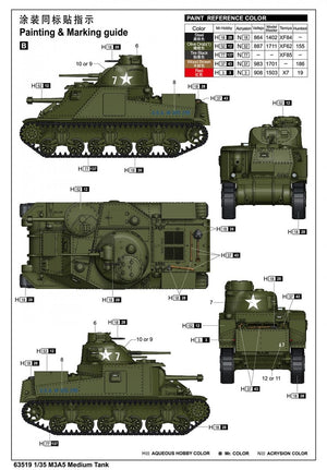 I Love Kit 63519 M3A5 Medium Tank 1/35 – imagen 4