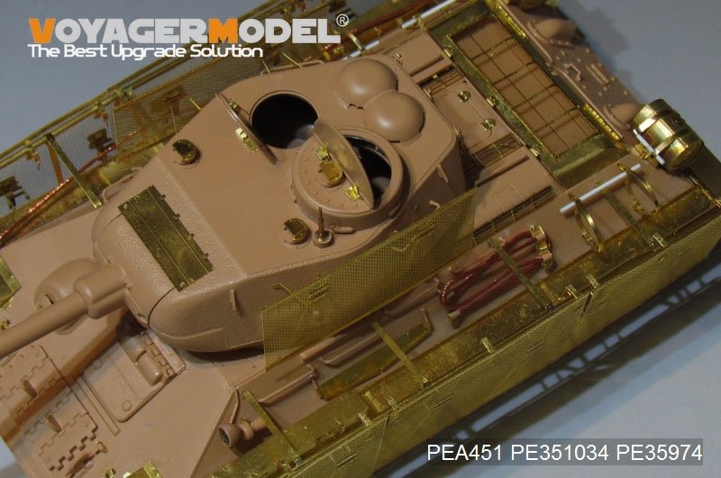 Voyager Model PEA451 WWII Russian T-34/85 &amp;quot;Thoma shields&amp;quot; wire mesh schürzen (GP) 1/35 – image 6